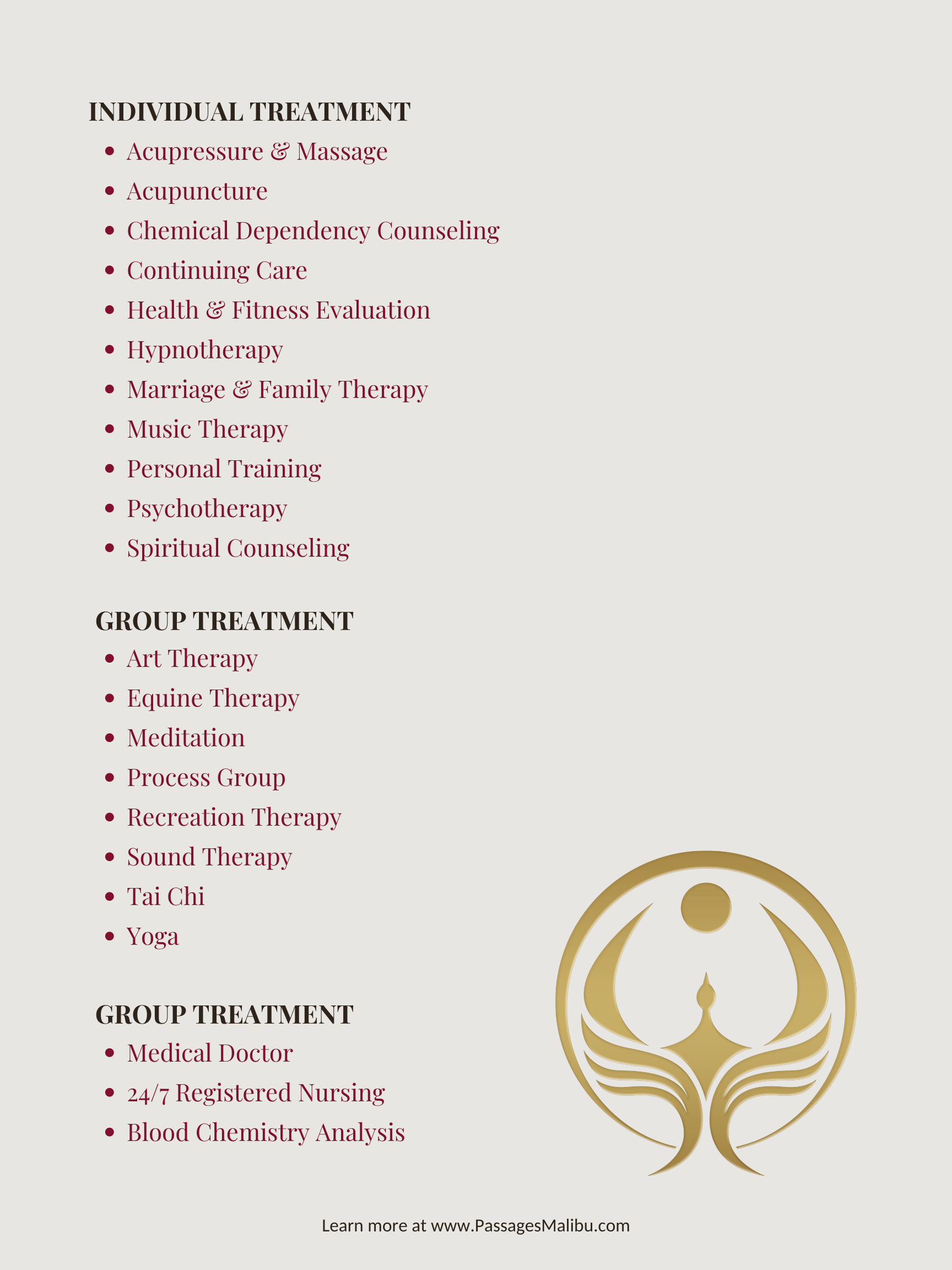 Addiction Therapy at Passages Malibu